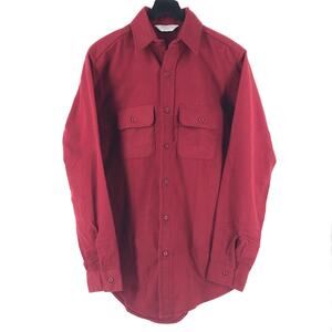 80s burgundy flannel Five Brother Tallman shirt 1980s vintage